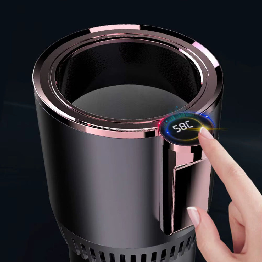 2-In-1 Smart Car Warm & Cold Cup Car Office Heating Cooling Cup Warmer Cooler Smart Car Cup Cooling Beverage Drinks Cans